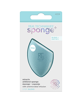 Real Techniques Sponge+ Miracle Airblend Sponge - Спонж для макияжа - hairs-russia.ru